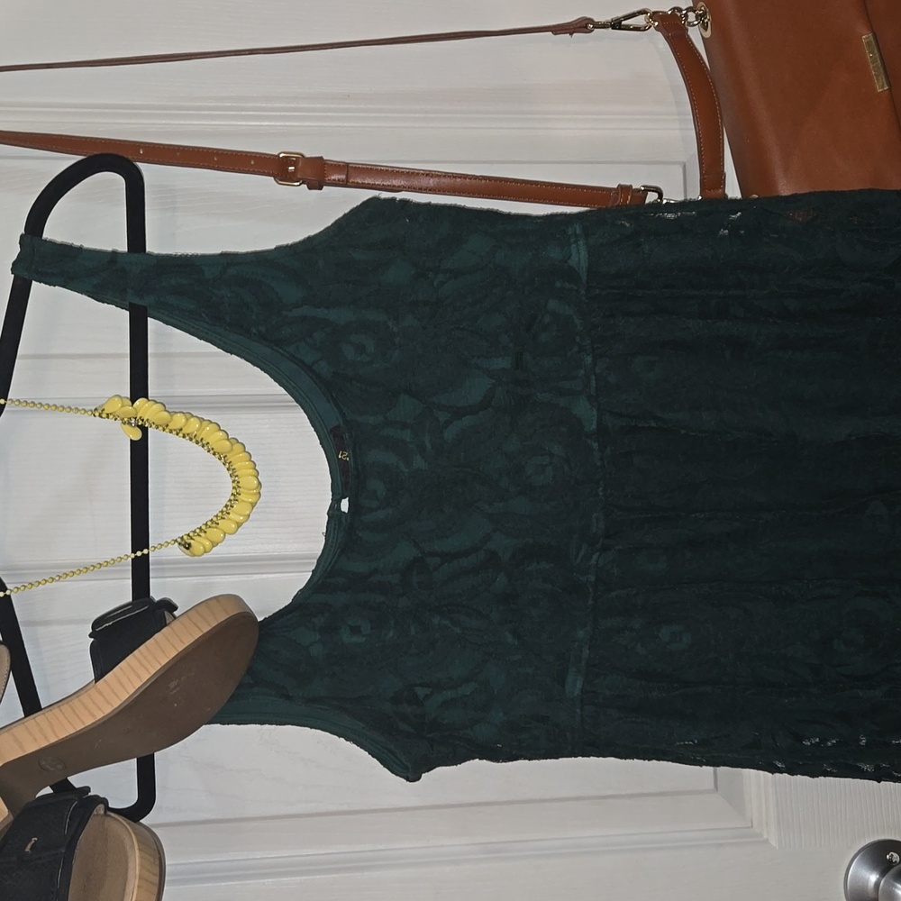 3 for $20☢️Life & Style by George G21-dress,green,lace,